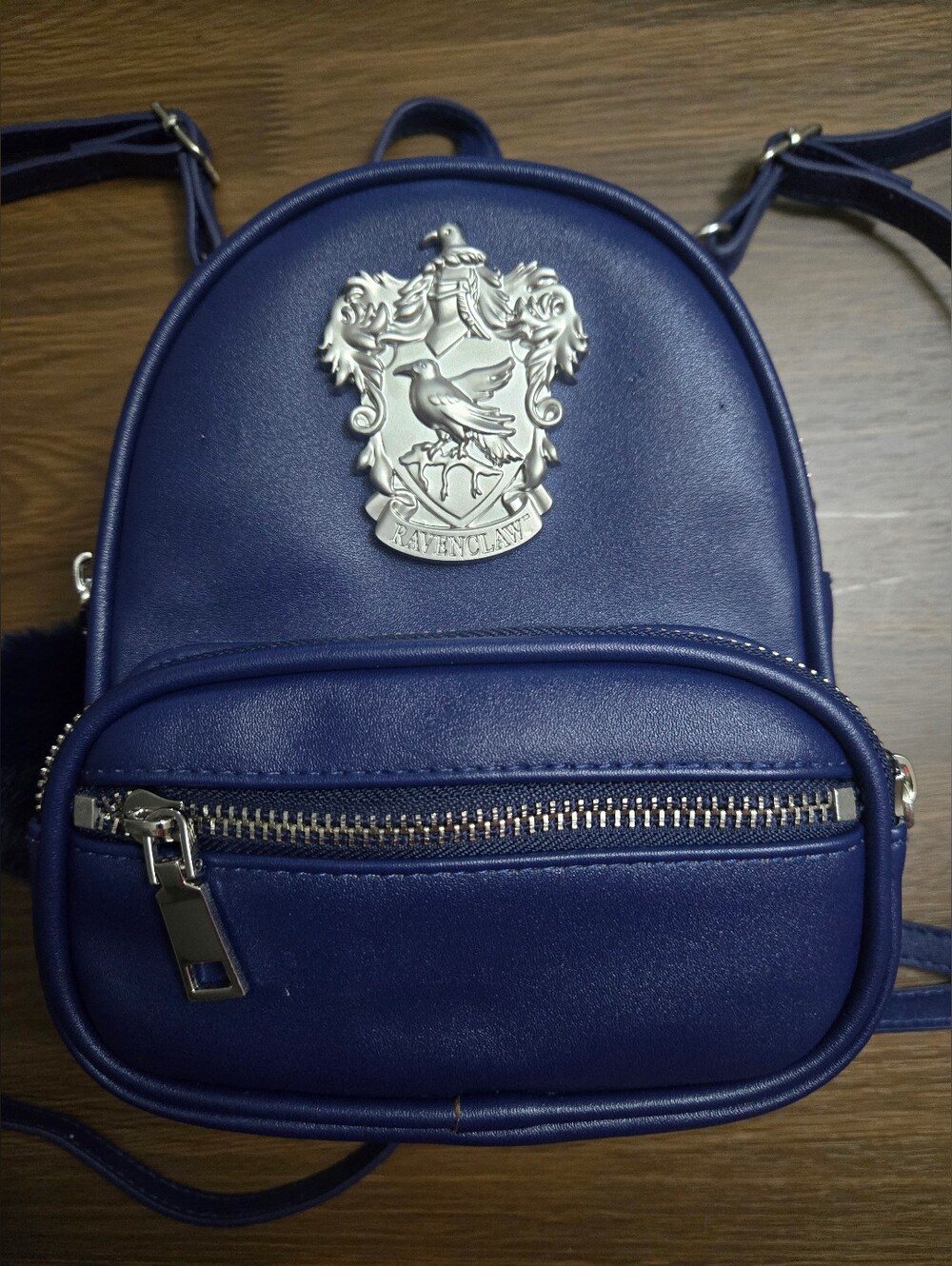 Ravenclaw Mini Backpack - Blue Faux Leather